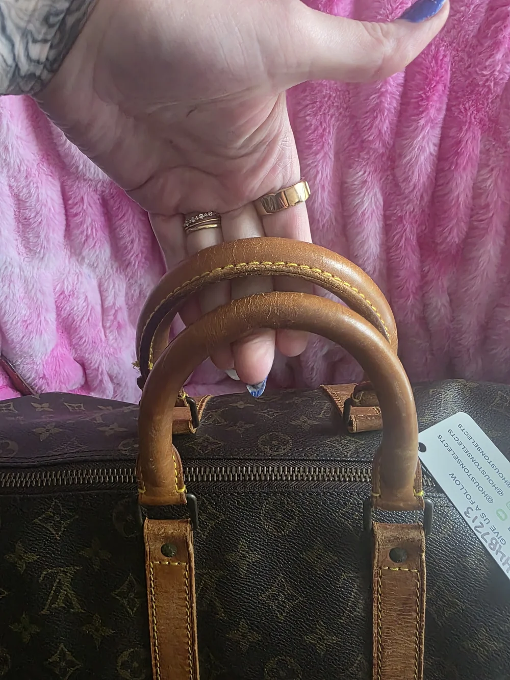 Louis Vuitton Brown Monogram Keepall Duffel Bag - Brown